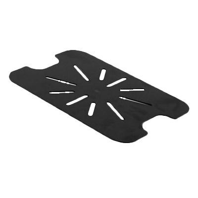 Thunder Group PLPA7120DSBK Half Size Polycarbonate Drain Shelves, Black