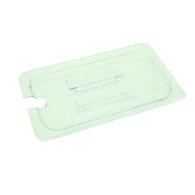 Thunder Group PLPA7140CS Quarter Size Slotted Cover For Polycarbonate Food Pan