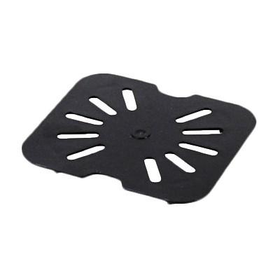 Thunder Group PLPA7160DSBK Sixth Size Polycarbonate Drain Shelves, Black