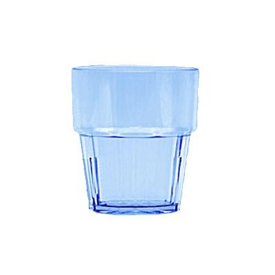 Thunder Group PLPCTB108BL 8 Oz Diamond Rock Glass, Polycarbonate, Blue