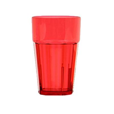 Thunder Group PLPCTB110RD 10 Oz Diamond Tumbler, Polycarbonate, Red