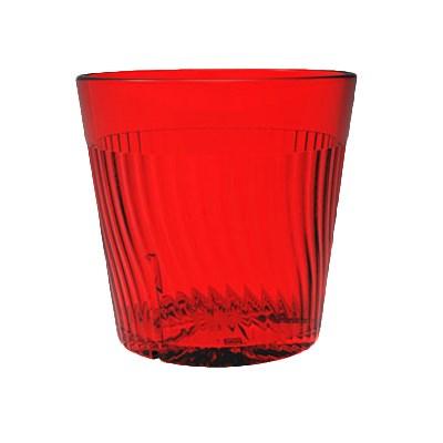 Thunder Group PLPCTB308RD 8 Oz Belize Tumbler, Polycarbonate, Red