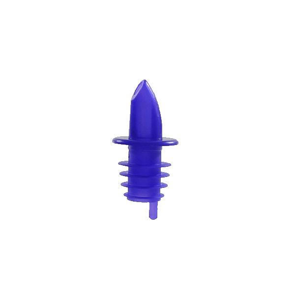 Thunder PLPR900BL Blue Free Flow Liquor Pourer without Collar, EVA (Plastic)