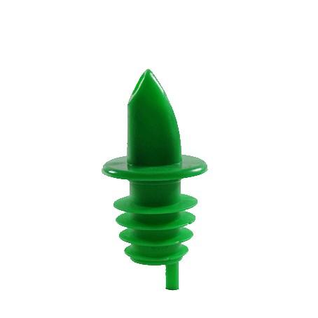 Thunder PLPR900GR Green Free Flow Liquor Pourer without Collar, EVA (Plastic)
