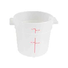 Thunder Group PLRFT301TL 1 Qt Round Food Storage Container, Translucent