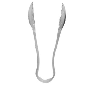 Thunder Group PLSGTG006CL Polycarbonate Scallop Grip Tongs, 6" Clear, NSF