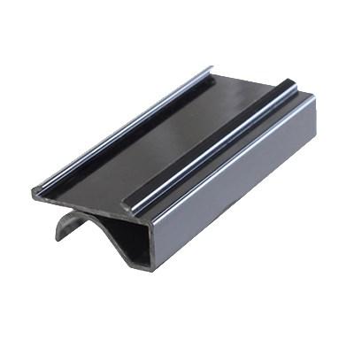 Thunder Group PLSL113BK Shelf Label, 3", Snaps Under Shelf, Plastic, Black