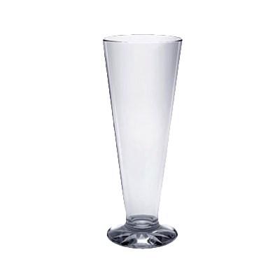 Thunder Group PLTHPS013C 13 Oz. Pilsner Glass, Starburst Base, Polycarbonate, Clear