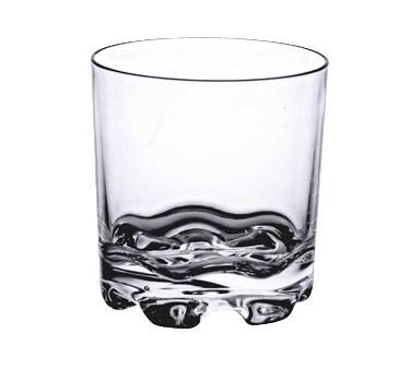 Thunder Group PLTHRG010C 10 Oz. Rocks Glass Stackable, Polycarbonate, Clear
