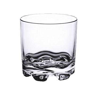Thunder Group PLTHRG012C 12 Oz. Rocks Glass Stackable, Polycarbonate, Clear