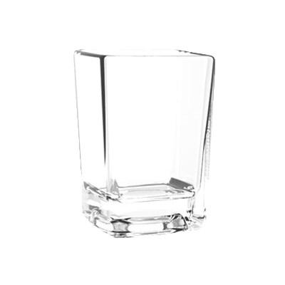 Thunder Group PLTHSG125SC 2.5 Oz. Shot Glass, Square, Polycarbonate, Clear