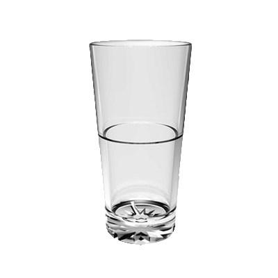 Thunder Group PLTHST214C 14 Oz. Tumbler, Starburst Base, Stackable, Polycarbonate, Clear