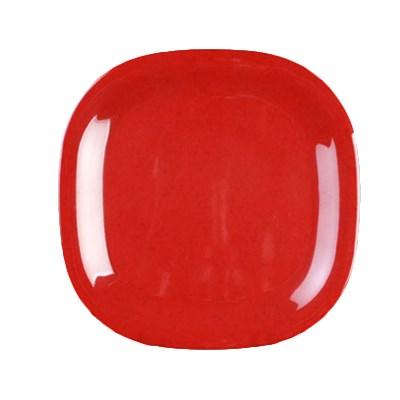 Thunder Group PS3010RD Passion Red 10-3/4" Round Square Plate