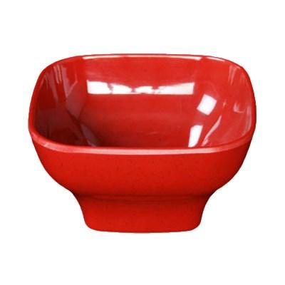 Thunder Group PS3105RD Square Bowl, 14 Oz, 4-3/4", Square With Round Corners, BPA Free, NSF