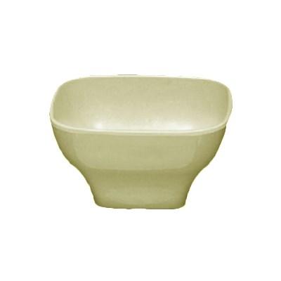 Thunder Group PS3105V Square Bowl, 14 Oz, 4-3/4", Square With Round Corners, BPA Free, NSF