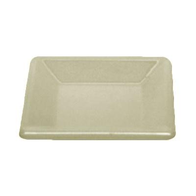 Thunder Group PS3204V Square Plate, 4", BPA Free, NSF