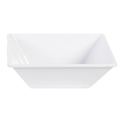 Thunder Group PS5004W Bowl, 8 Oz, 4" X 4", 2" Deep, Square, BPA Free, NSF