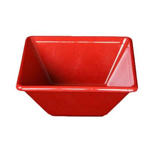Thunder Group PS5005RD Square Bowl, 11 Oz, 4-3/4", BPA Free, NSF