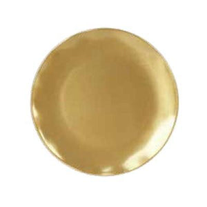 Thunder Group RF1010G Dinner Plate, 10-1/2" Dia, Round, Scallop Edge, BPA Free, NSF