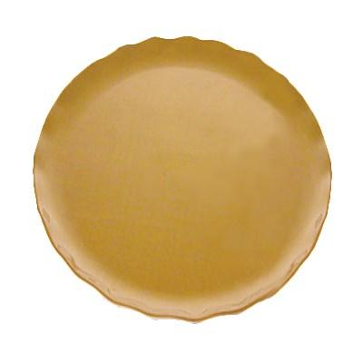 Thunder Group RF1016G Plate, 16" Dia, Round, Scallop Edge, BPA Free, NSF