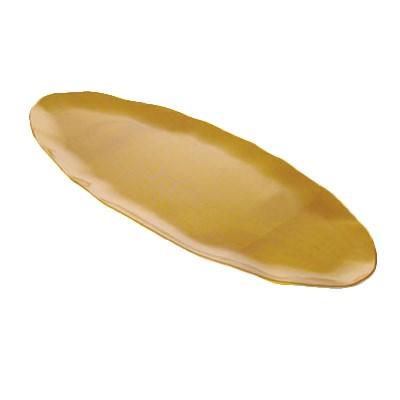 Thunder Group RF2030G Platter, 30"L X 12"W, Oval, Scallop Edge, BPA Free, NSF