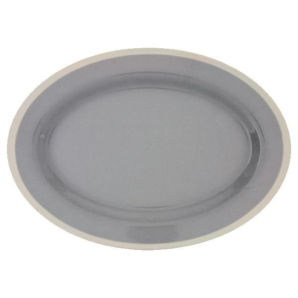 Thunder Group SD2121H Platter, 21" X 15", Oval, BPA Free, NSF
