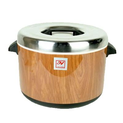 Thunder Group SEJ71000 40 Cup Wood Grain Insulated Sushi Rice Pot