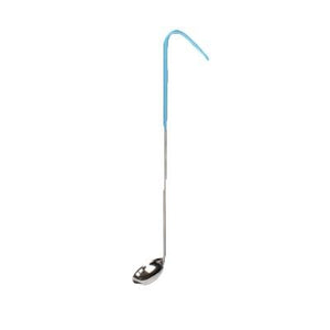 Thunder Group SLOL201 1/2 Oz, One-Piece Color Coded Ladle, Teal Handle