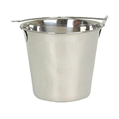 Thunder Group SLPAL006 6 Qt Utility Pail, Stainless Steel