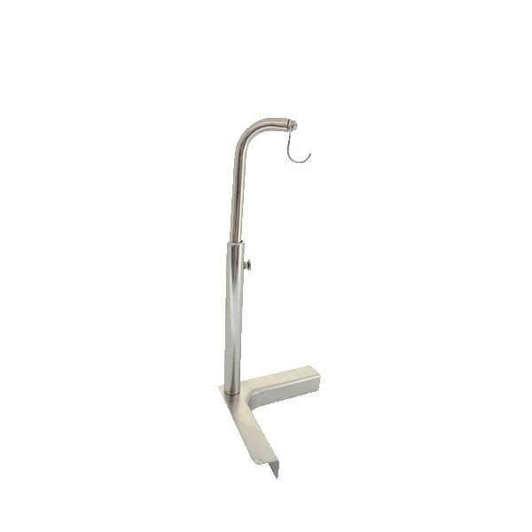 Thunder Group SLTHUH001 Stainless Steel Utensil Holder, Hook Style, 5"X5"X9 3/4"