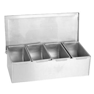 Thunder Group 4-Compartment Condiment Dispenser for Bars