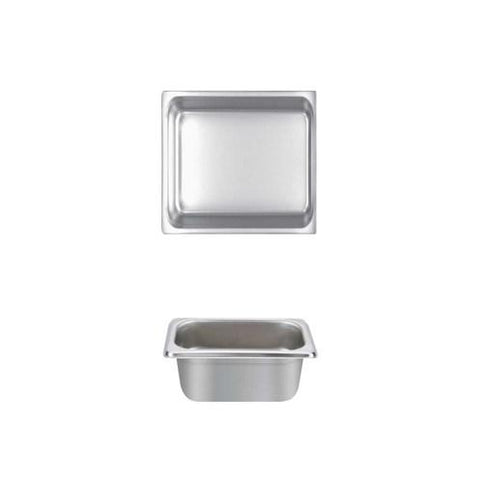 Thunder Group STPA9162 Sixth Size, 2.5" Deep Steam Table Pan