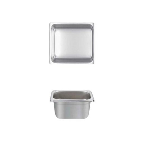 Thunder Group STPA9164 Sixth Size, 4" Deep Steam Table Pan