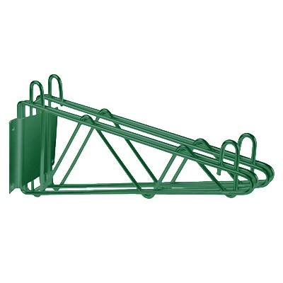 Thunder Group WBEP224 Wall Bracket, 24"D, Double, Epoxy Coated, Green, NSF