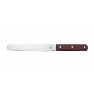 Winco TNS-7 Bakery spatula, 7-15/16" x 1-1/4", blade, wood handle, stainless steel, satin finish