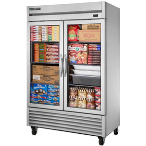 True TS-49FG-HC~FGD01 Freezer, Reach-In, Two-Section, -10°F, Framed Glass Door Version 01, 115v