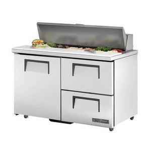 True TSSU-48-12D-2-ADA-HC 48" Sandwich/Salad Prep Table with Refrigerated Base, ADA Compliant, 115v