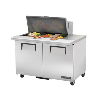 True TSSU-48-15M-B-HC 48" Sandwich/Salad Prep Table with Refrigerated Base, 115v