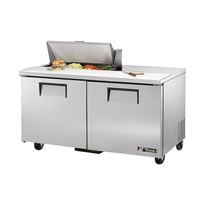 True TSSU-60-08-HC 60" Sandwich/Salad Prep Table with Refrigerated Base, 115v