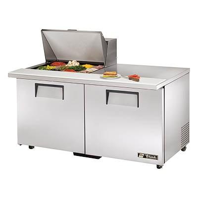 True TSSU-60-12M-B-ADA-HC 60" Sandwich/Salad Prep Table with Refrigerated Base, 115v