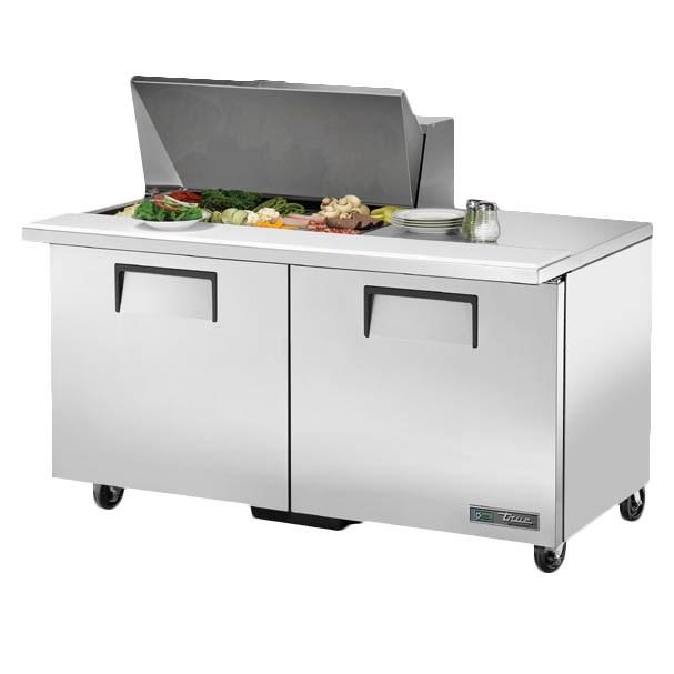 True TSSU-60-15M-B-HC 60" Sandwich/Salad Prep Table with Refrigerated Base, 115v