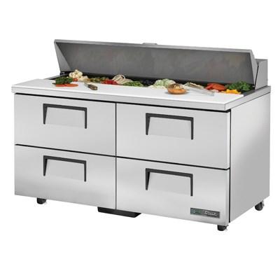 60" Sandwich/Salad Prep Table with Refrigerated Base, 115v