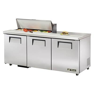 72" Sandwich/Salad Prep Table with Refrigerated Base, 115v