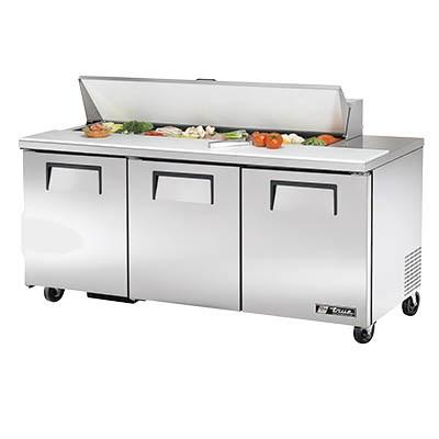 72" Sandwich/Salad Prep Table with Refrigerated Base, 115v