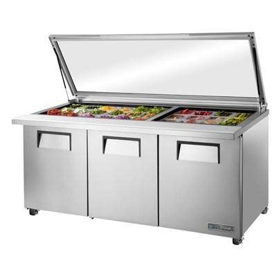 72" Sandwich/Salad Prep Table with Refrigerated Base, 115v