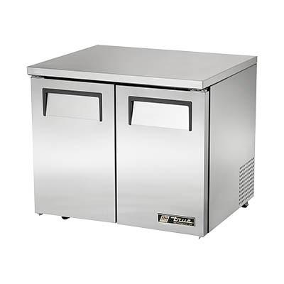 True TUC-36-LP-HC 8.5 Cu Ft Undercounter Refrigerator with 2 Sections & 2 Doors, 115v