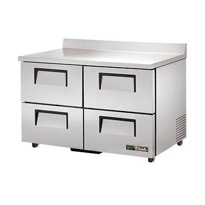  48" Worktop Refrigerator with 2 Sections & 4 Drawers, 115v