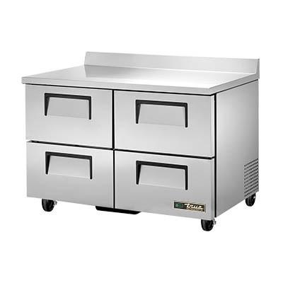 48" Worktop Refrigerator with 2 Sections & 4 Drawers, 115v
