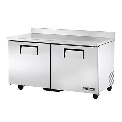 True TWT-60F-HC 15.5 Cu Ft Worktop Freezer with 2 Sections & 2 Doors, 115v