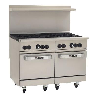 Vulcan 48SS-8B Endurance 8 Burner 48" Gas Range, 2 Standard Ovens